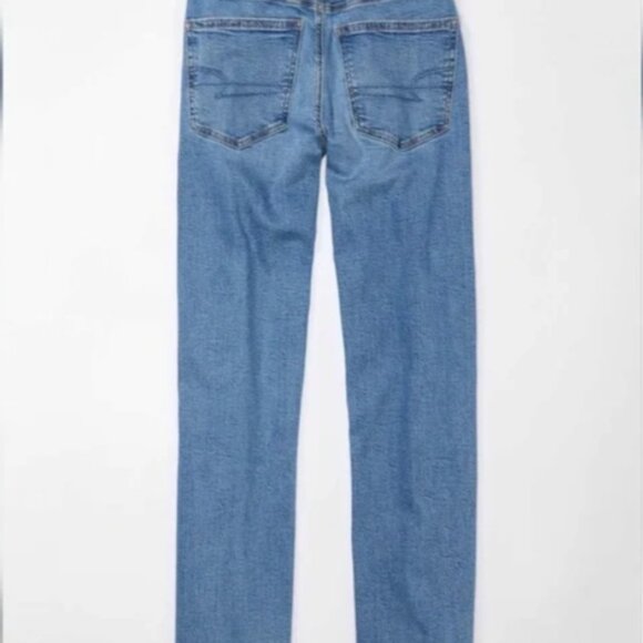 American Eagle Low Rise Baggy Straight Jeans NWT Size 8 - Picture 5 of 6